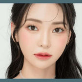 LensRang Cocoring Choco — model portrait showing the contact lens look