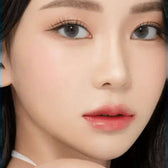LensRang Cocoring Gray — model portrait showing the contact lens look