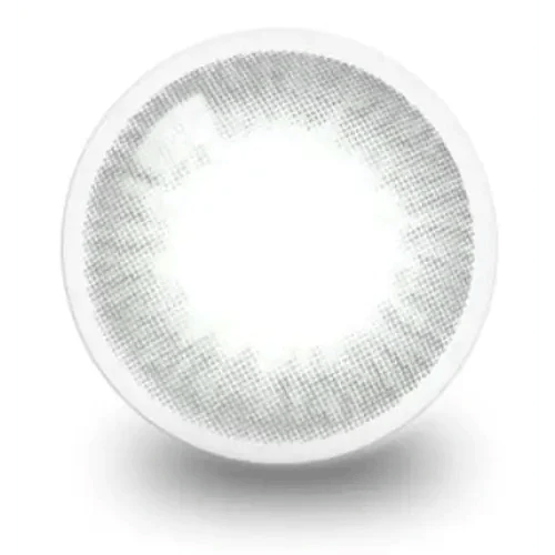 LensRang Cocoring Gray colored contact lens, 12.8mm graphic diameter, Monthly wear