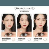 LensRang Cocoring Gray — contact lens appearance comparison