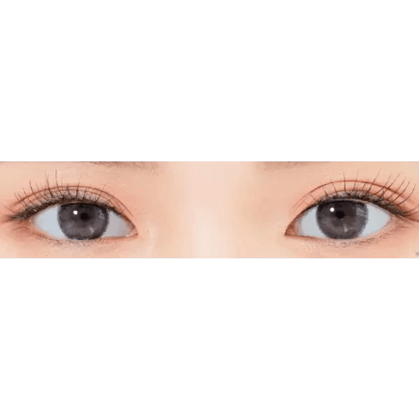 LensRang Comely Gray — single-eye close-up showing the contact lens appearance