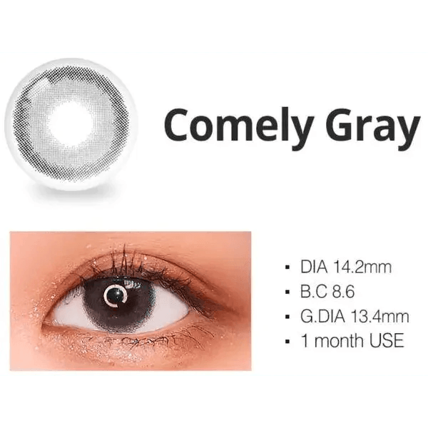 LensRang Comely Gray — contact lens product information graphic