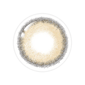 LensTown Cookiean2 Beige Brown — close-up of the contact lens design