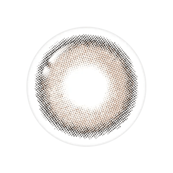 LensTown Cookiean2 Charcoal Gray — close-up of the contact lens design