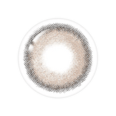 LensTown Cookiean2 Choco Brown — close-up of the contact lens design
