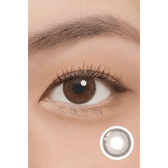 LensTown Cookiean2 Choco Brown — single-eye close-up showing the contact lens appearance