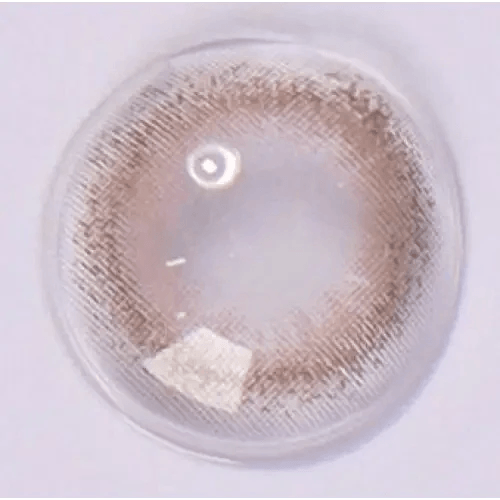 LensRang Credit Ash Brown colored contact lens, 13.2mm graphic diameter, Monthly wear
