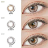 LensRang Credit Gray — contact lens appearance comparison