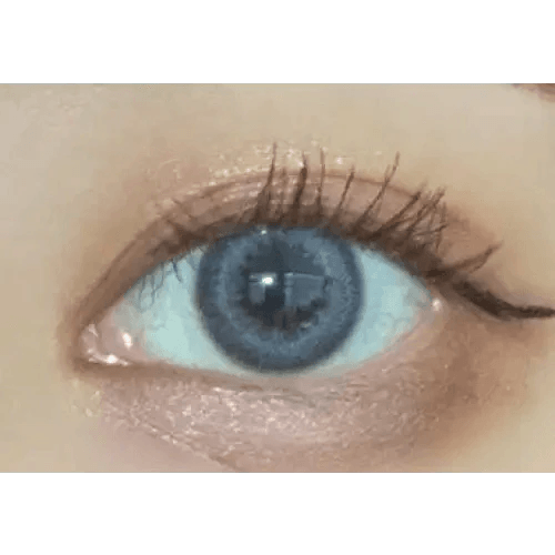 LensRang Credit Gray colored contact lens, 13.2mm graphic diameter, Monthly wear