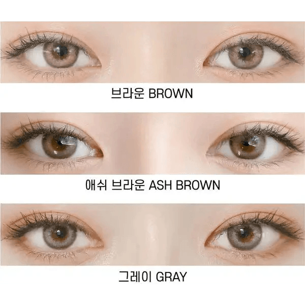 LensRang Credit Gray colored contact lens, 13.2mm graphic diameter, Monthly wear