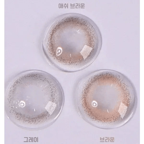 LensRang Credit Gray colored contact lens, 13.2mm graphic diameter, Monthly wear