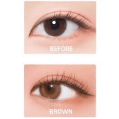 LensRang Cuddling Ring Brown Toric — contact lens appearance comparison