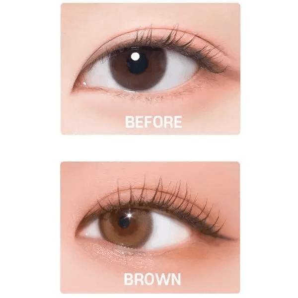 LensRang Cuddling Ring Brown Toric — contact lens appearance comparison