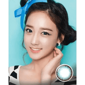 Olens Dali Extra Blue — model portrait showing the contact lens look