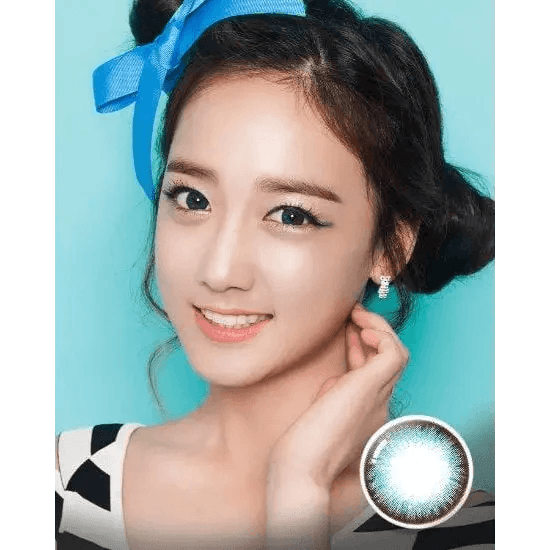 Olens Dali Extra Blue colored contact lens, 13.6mm graphic diameter, 3-6 Months wear