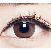 Olens Dali Extra Brown — single-eye close-up showing the contact lens appearance