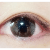Olens Dali Extra Brown — single-eye close-up showing the contact lens appearance