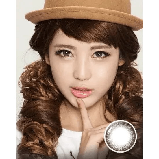 Olens Dali Extra Gray colored contact lens, 13.6mm graphic diameter, 3-6 Months wear