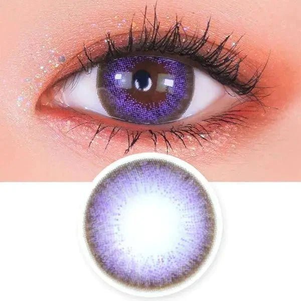 Olens Dali Extra Violet — contact lens product information graphic
