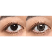 LensVery Day Ring Brown colored contact lens, 12.5mm graphic diameter, Monthly wear