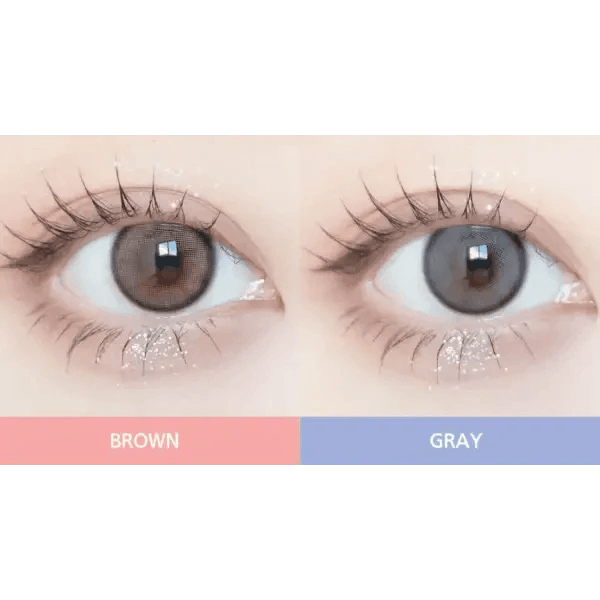 LensVery Day Ring Gray colored contact lens, 12.5mm graphic diameter, Monthly wear
