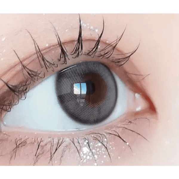 LensVery Day Ring Gray colored contact lens, 12.5mm graphic diameter, Monthly wear