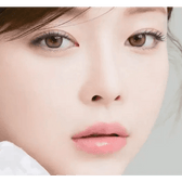 LensRang DayLook 1Day Brown (5p) — model portrait showing the contact lens look