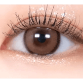 LensRang DayLook 1Day Choco (5p) — single-eye close-up showing the contact lens appearance