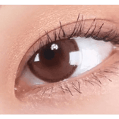 LensRang DayLook 1Day Choco (5p) — single-eye close-up showing the contact lens appearance