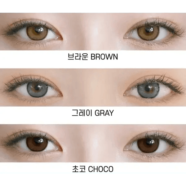 LensRang DayLook 1Day Gray (5p) — contact lens appearance comparison