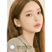 LensRang DayLook 1Day Gray (5p) — model portrait showing the contact lens look