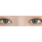 LensRang DayLook 1Day Gray (5p) — both eyes wearing the contact lenses
