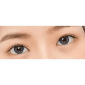 LensTown Dear MIMI Blue — both eyes wearing the contact lenses
