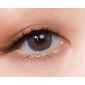 LensTown Dear MIMI Blue — single-eye close-up showing the contact lens appearance