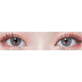 LensTown Dear MIMI Blue — both eyes wearing the contact lenses