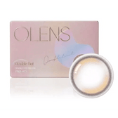 Olens Double Tint Brown colored contact lens, 12.9mm graphic diameter, Monthly wear