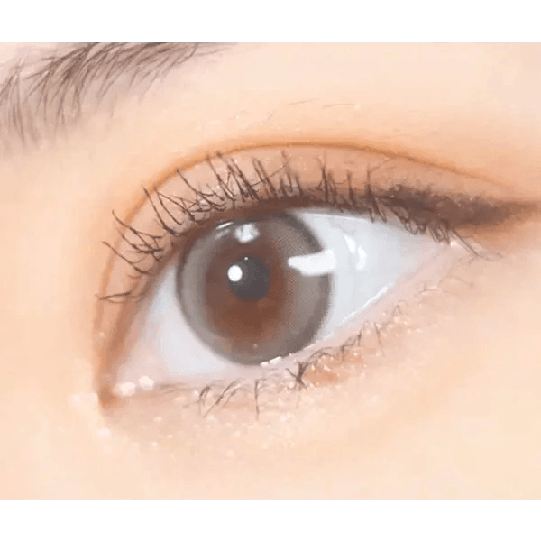 Olens Double Tint Gray colored contact lens, 12.9mm graphic diameter, Monthly wear