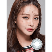 LensTown Eau So Pretty Gray — model portrait showing the contact lens look