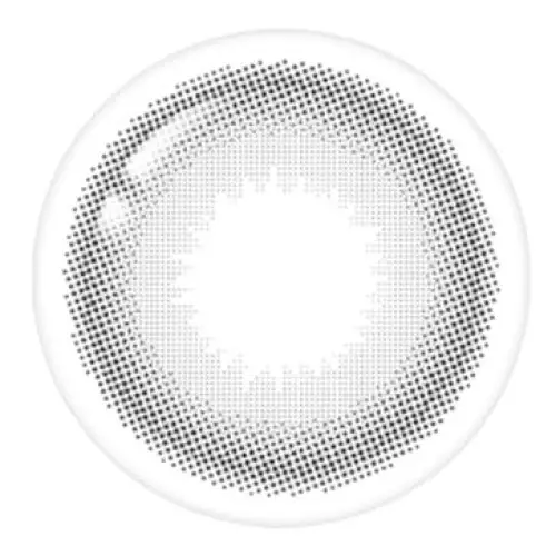 LensTown Elly Basic Black — close-up of the contact lens design