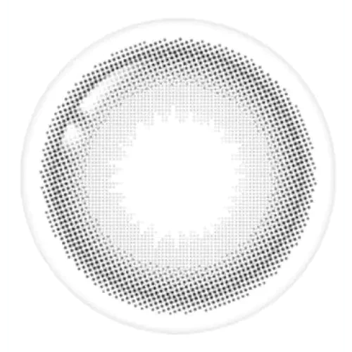 LensTown Elly Basic Gray — close-up of the contact lens design