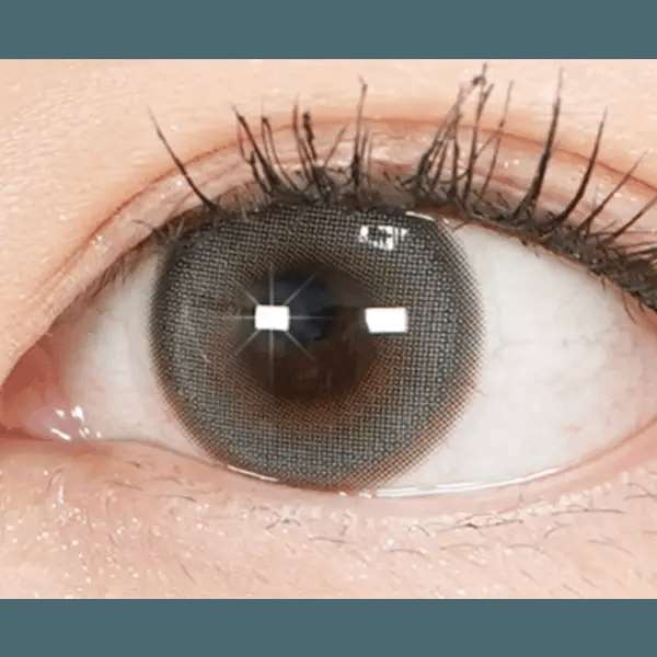 Olens Ending Gray (20p) colored contact lens, 13.2mm graphic diameter, Daily wear