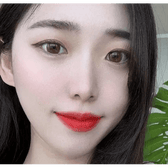 LensRang Epi Brown — model portrait showing the contact lens look