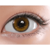 LensRang Epi Brown — single-eye close-up showing the contact lens appearance