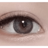 LensRang Epi Gray — single-eye close-up showing the contact lens appearance