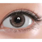 LensRang Epi Gray — single-eye close-up showing the contact lens appearance