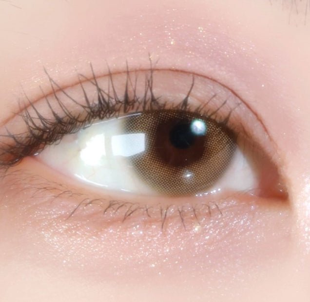 i-DOL EuroRing Mel Beige colored contact lens, 13.0mm graphic diameter, 6–12 month replacement