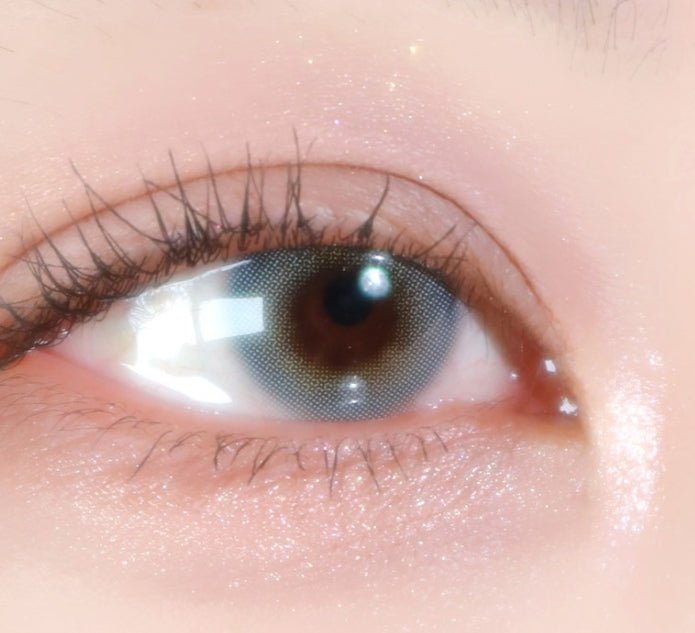 I-DOL EuroRing Watery Gray colored contact lens, 13.0mm graphic diameter, 6-month replacement