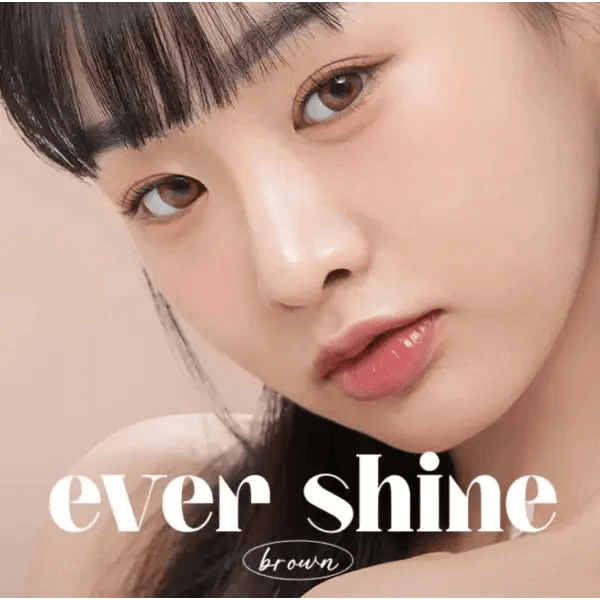 Olens Ever Shine 1Day Brown (20p) colored contact lens, 13.5mm graphic diameter, Daily wear