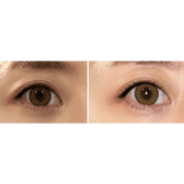 Olens Ever Shine 1Day Brown (20p) colored contact lens, 13.5mm graphic diameter, Daily wear