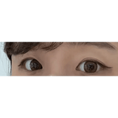 Olens Ever Shine 1Day Brown (20p) colored contact lens, 13.5mm graphic diameter, Daily wear